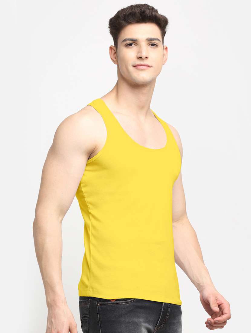 yellow solid vest - 18284326 -  Standard Image - 1