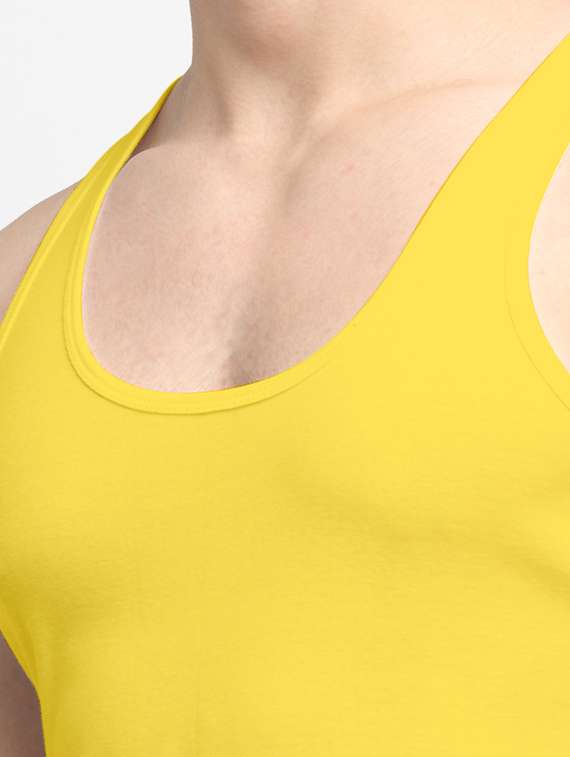 yellow solid vest - 18284326 -  Standard Image - 4