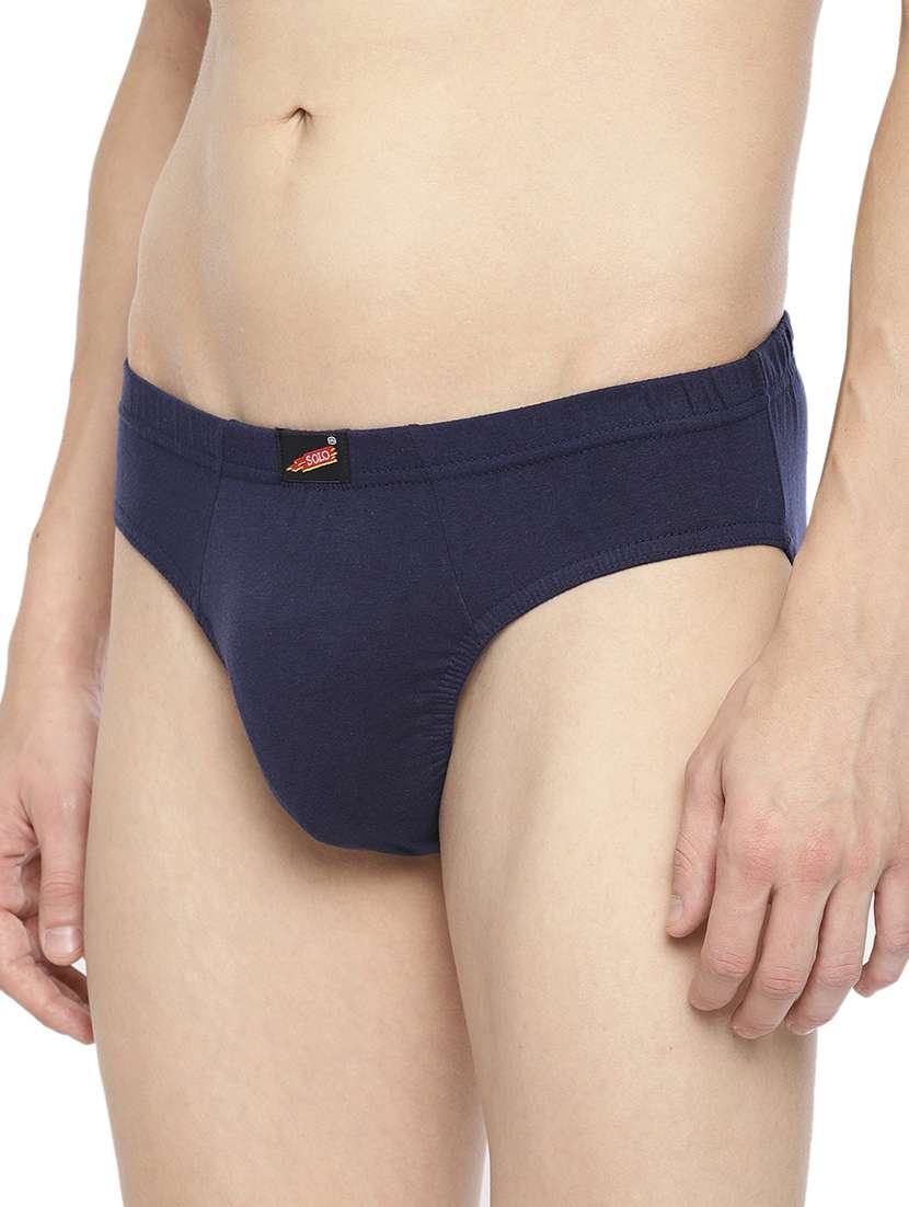 navy blue solid hipster brief - 18284343 -  Standard Image - 1