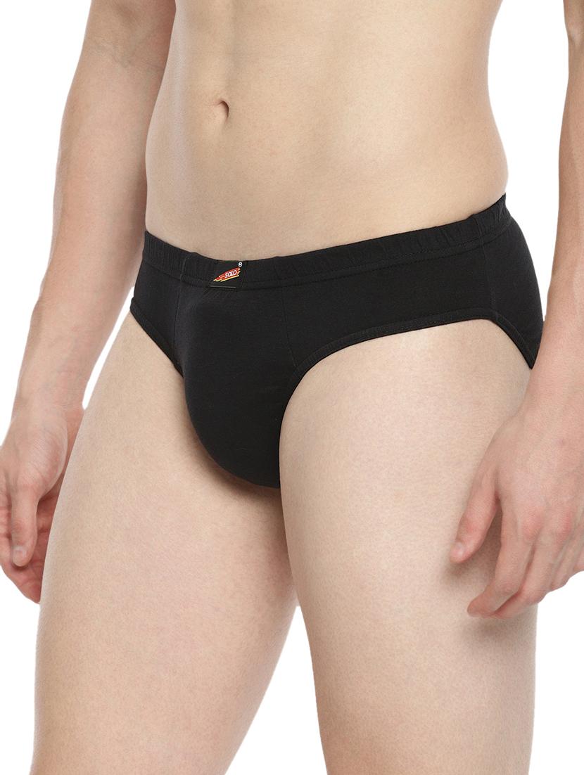 black solid hipster brief - 18284349 - Standard Image - 1