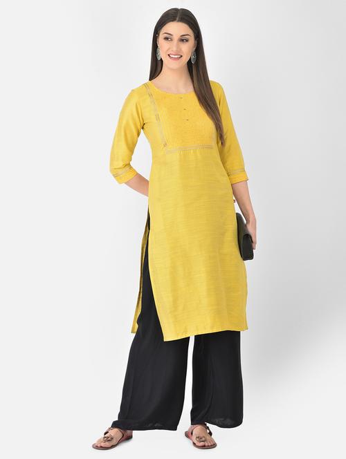 women's straight kurta - 18284540 -  Standard Image - 0