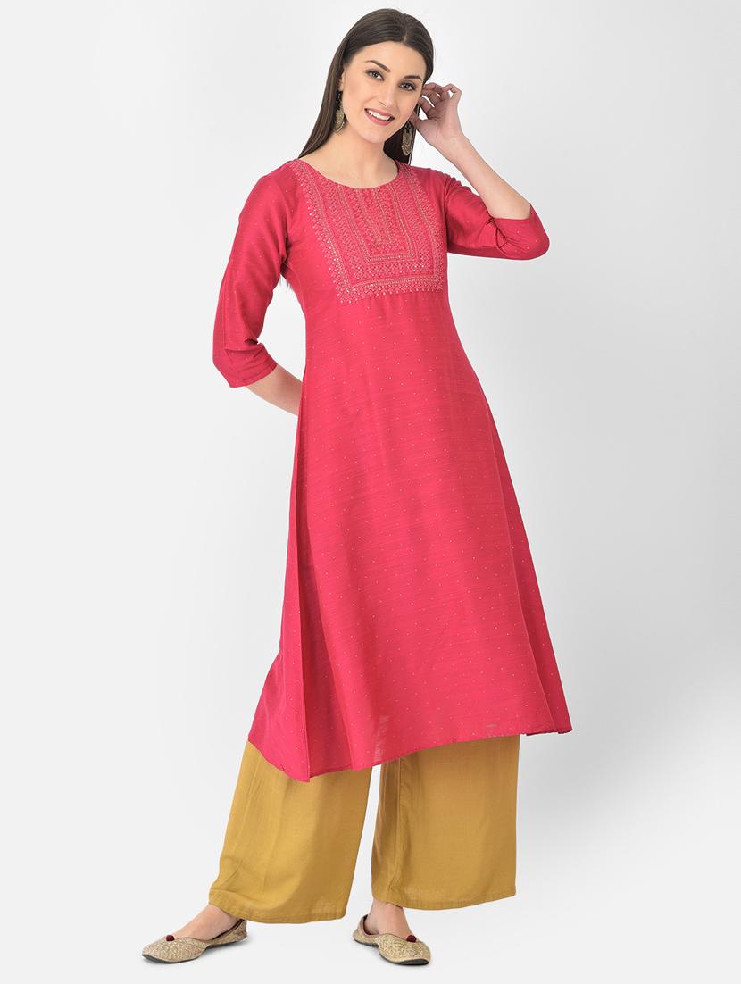 women's a-line kurta - 18284545 - Standard Image - 1