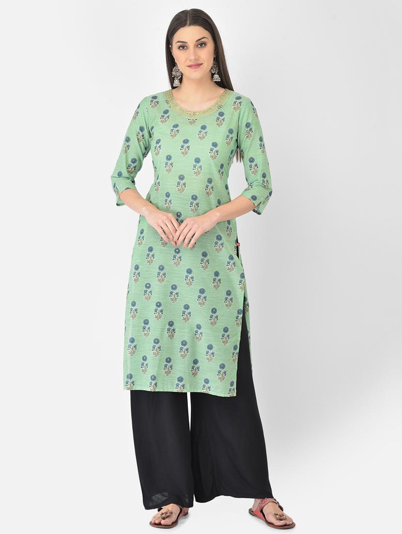 women's straight kurta - 18284552 -  Zoom Image - 0