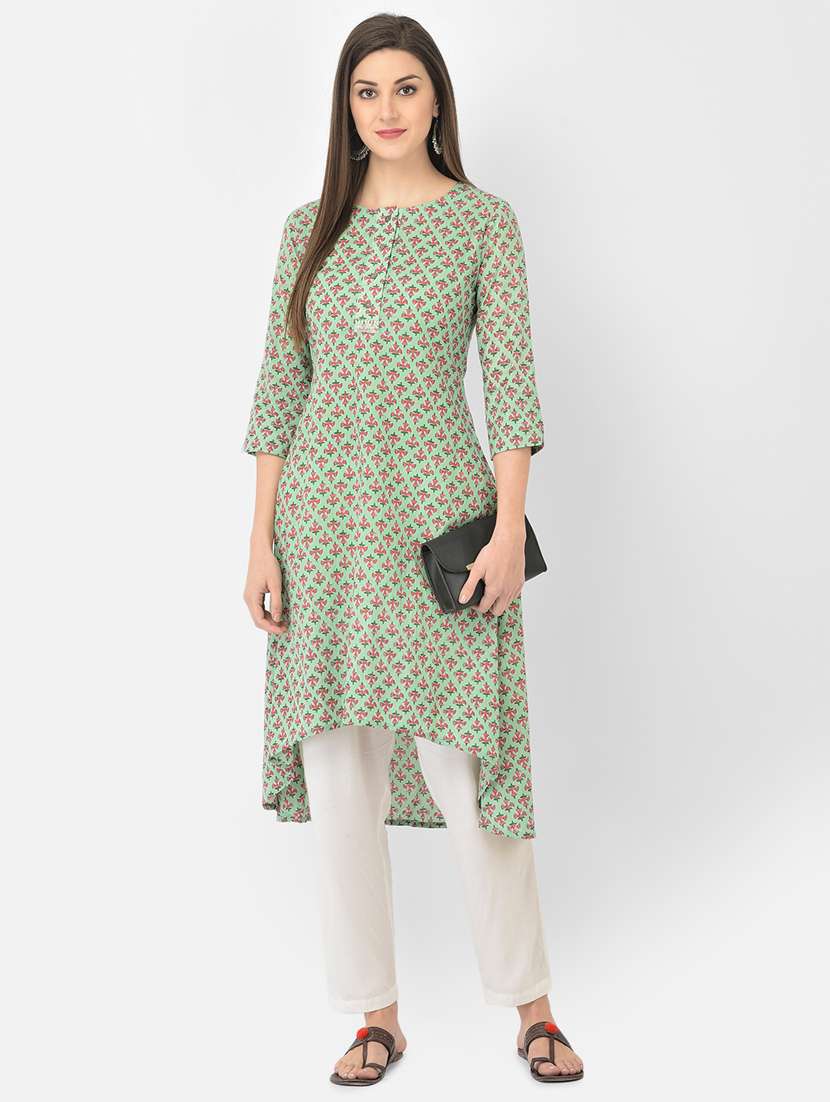 women's high-low kurta