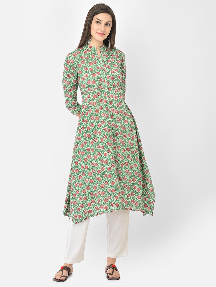 women's asymmetric kurta - 18284566 - Standard Image - 1
