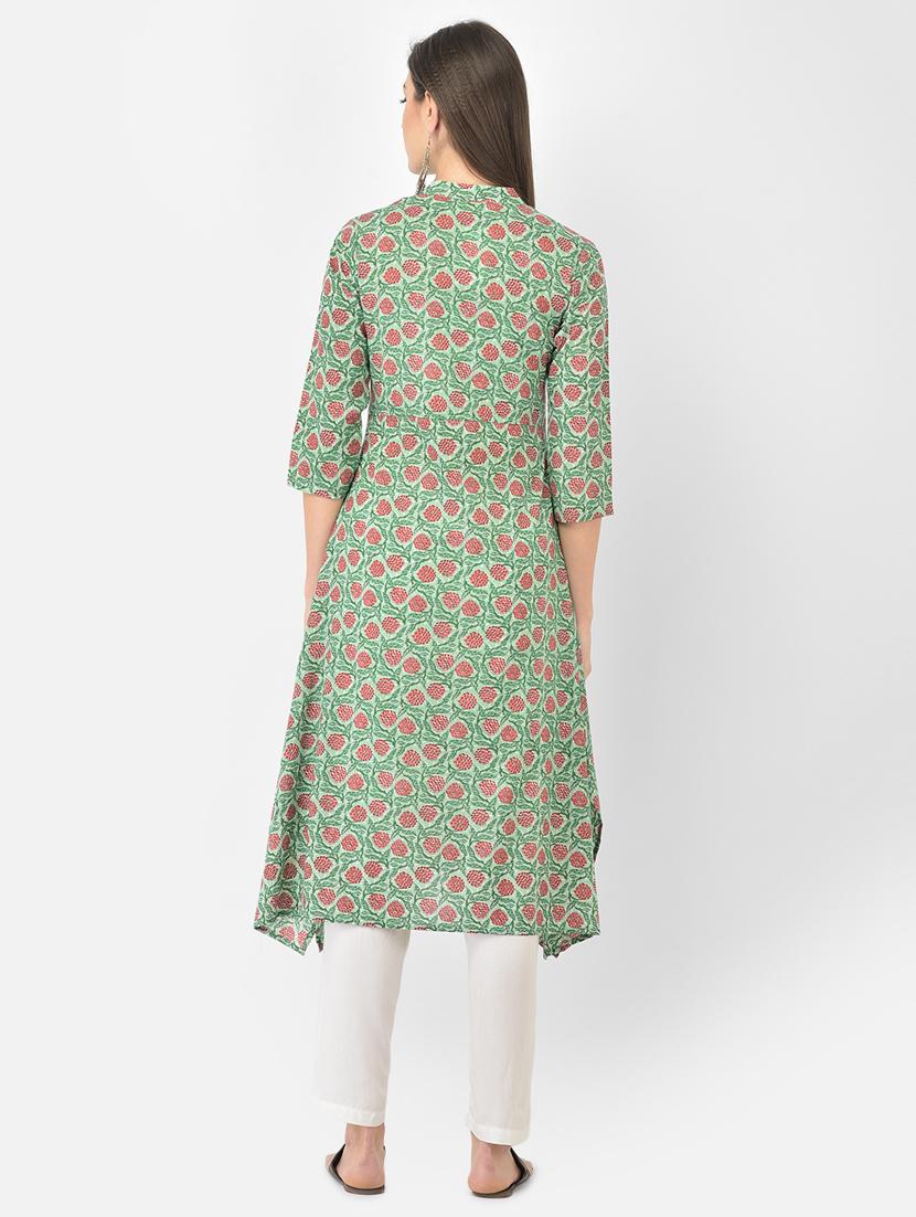 women's asymmetric kurta - 18284566 - Standard Image - 4
