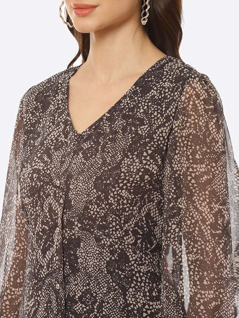 women's  self design dress - 18284892 -  Standard Image - 4