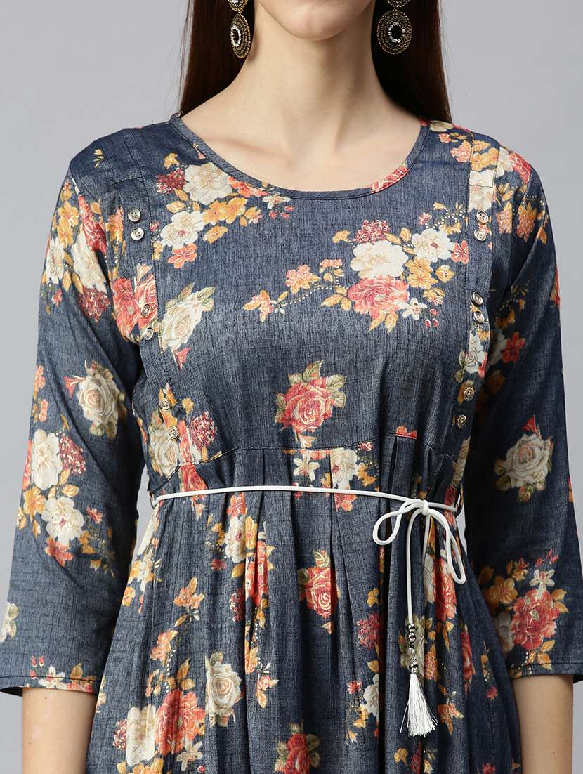 women's flared kurta - 18284946 -  Standard Image - 4