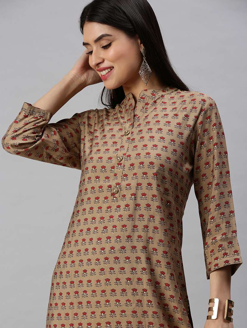 women's straight kurta - 18284965 - Standard Image - 4