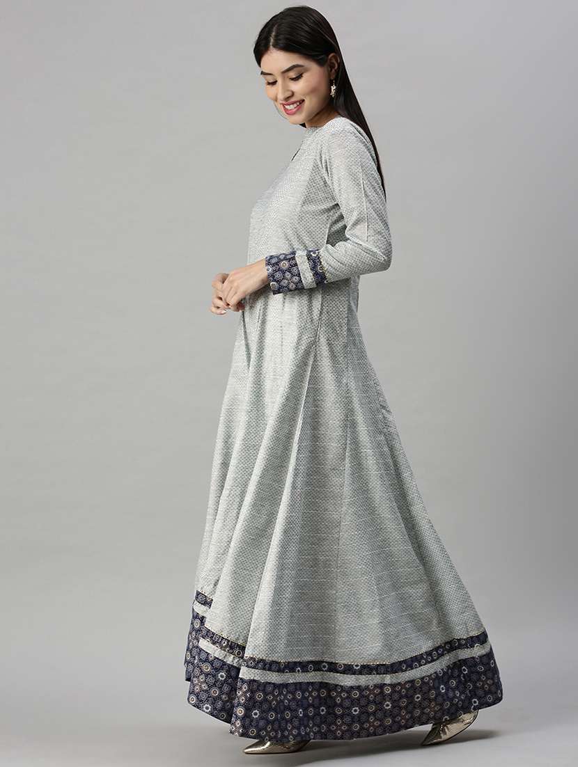 women's flared kurta - 18285003 -  Standard Image - 1