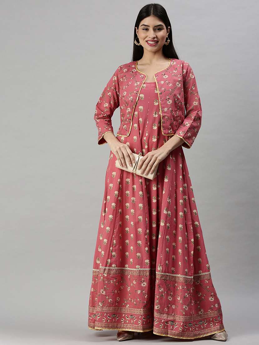 women's flared kurta - 18285005 -  Standard Image - 4
