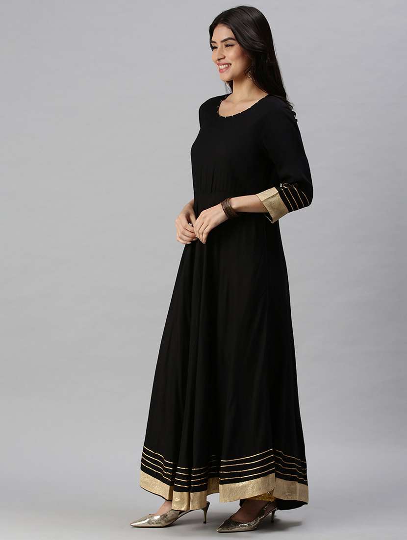 women's flared kurta - 18285009 -  Standard Image - 1