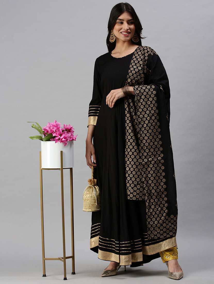 women's flared kurta - 18285009 -  Standard Image - 4