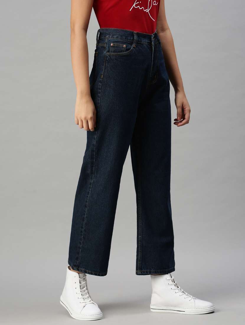 high rise stone washed jean - 18285651 -  Standard Image - 1