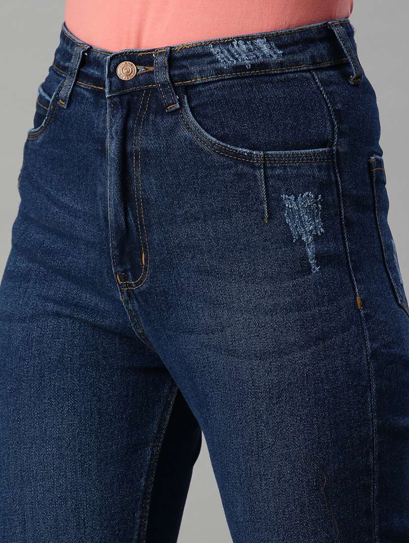 women's plain mom fit jeans - 18285663 -  Standard Image - 4