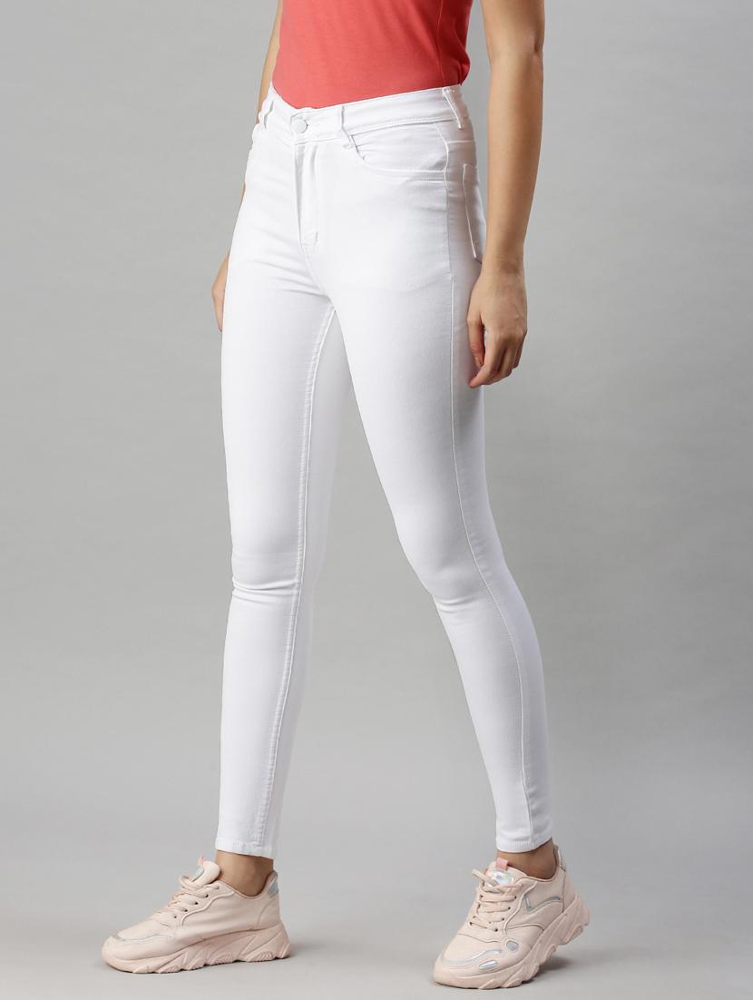 high rise solid  jean - 18285690 -  Standard Image - 1