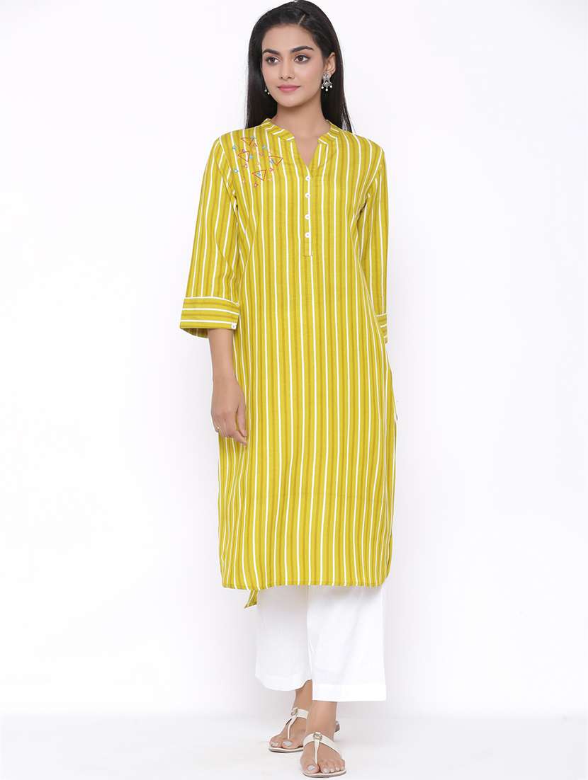 green kurta palazzo set