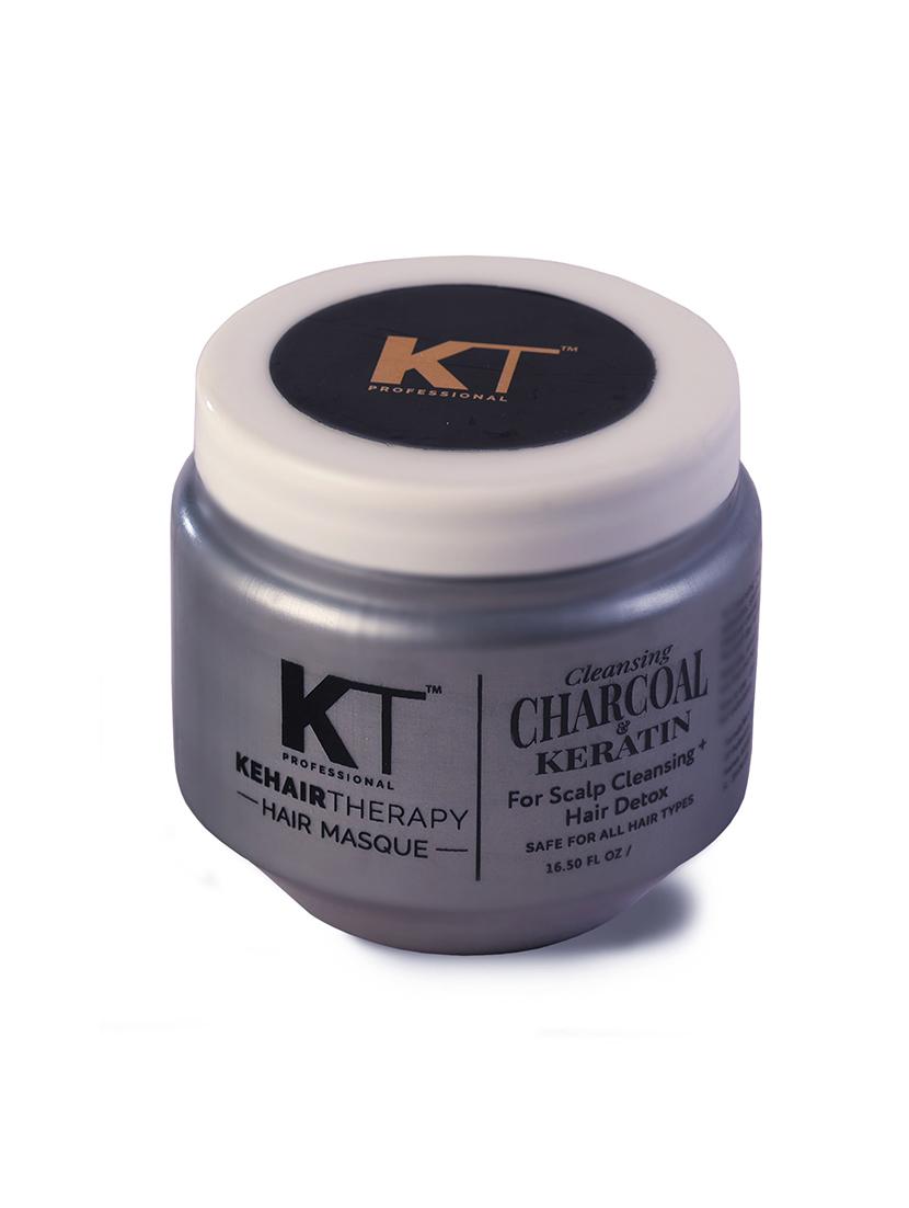 kt professional cleansing charcoal & keratin masque - 250 ml - 18286374 - Standard Image - 1