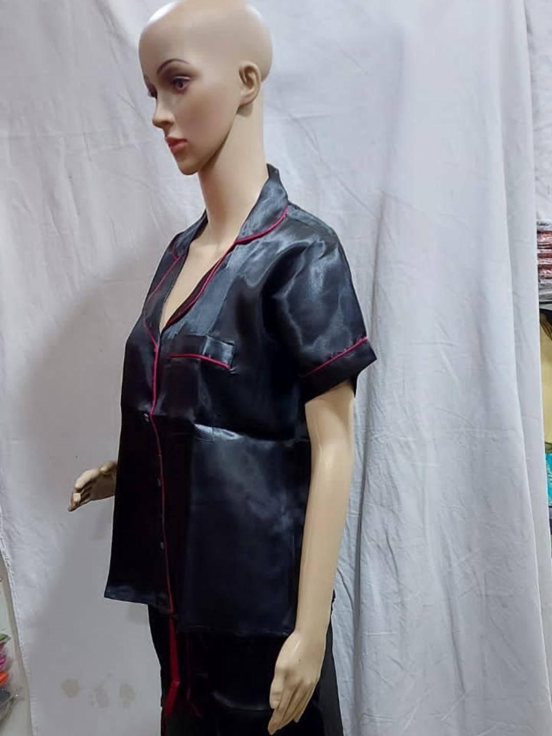 fabric satin sleeves half ,size small  - 18286694 -  Standard Image - 1
