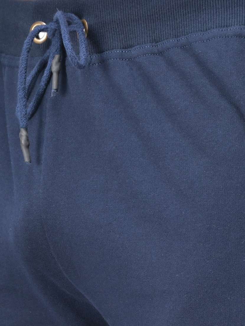 navy blue solid jogger - 18286778 -  Standard Image - 4