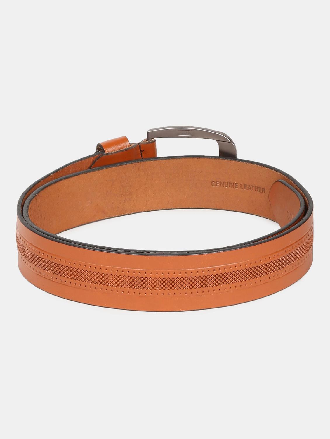 tan leather belt - 18286947 -  Standard Image - 1