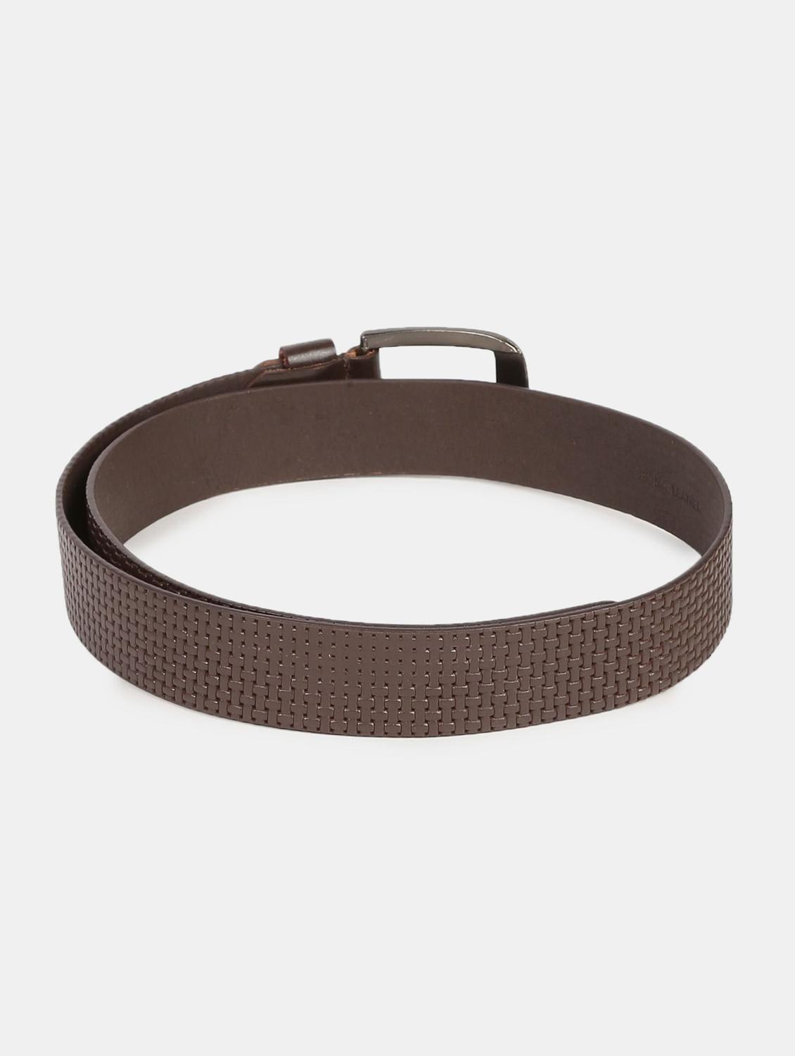 dark brown leatherette belt - 18286949 -  Standard Image - 1