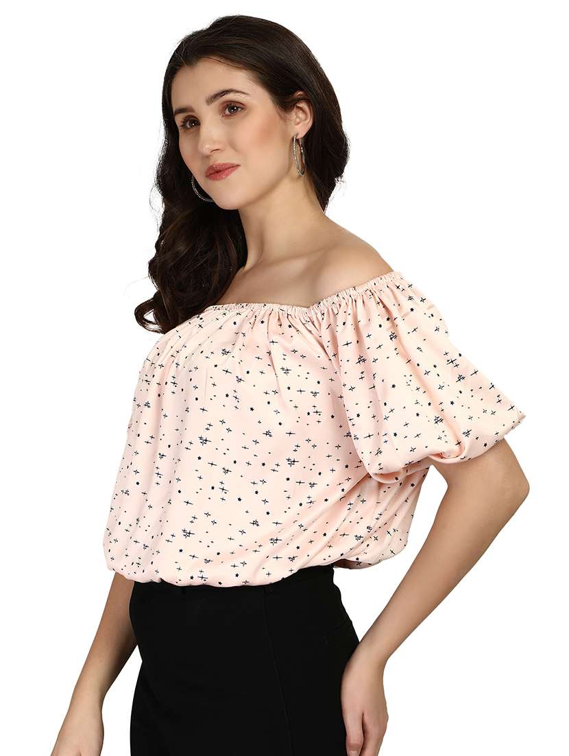 women's crop off shoulder top - 18286974 - Standard Image - 1