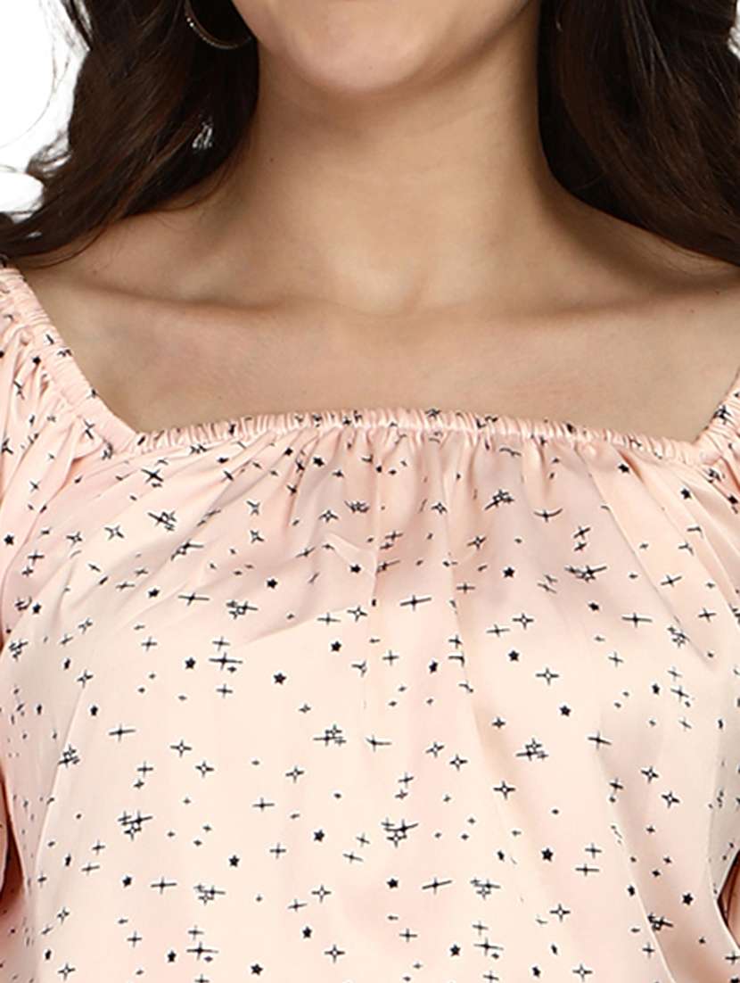 women's crop off shoulder top - 18286974 - Standard Image - 4