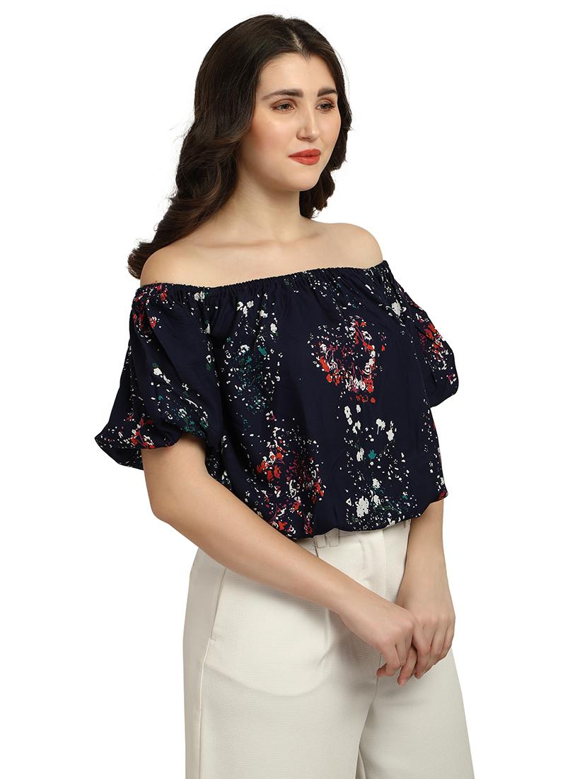 women's crop off shoulder top - 18286978 -  Standard Image - 1