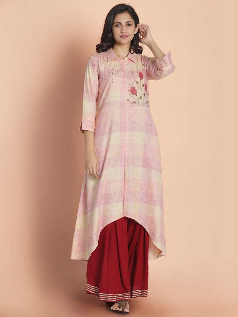 women's asymmetric kurta