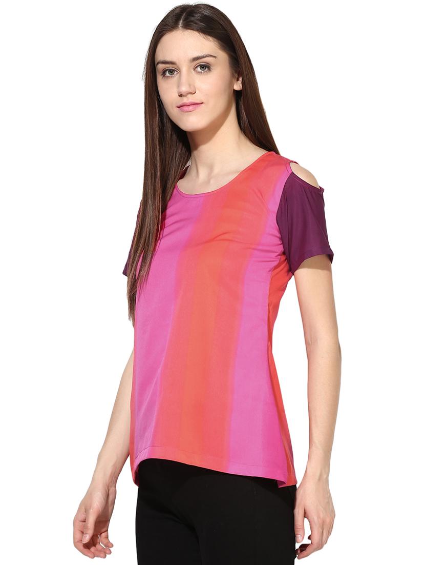 women's a line round neck top - 18287725 -  Standard Image - 1