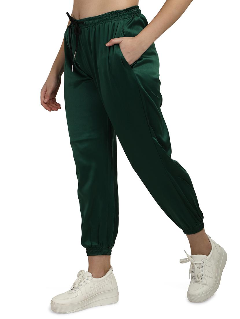 drawstring waist solid jogger - 18288642 - Standard Image - 1
