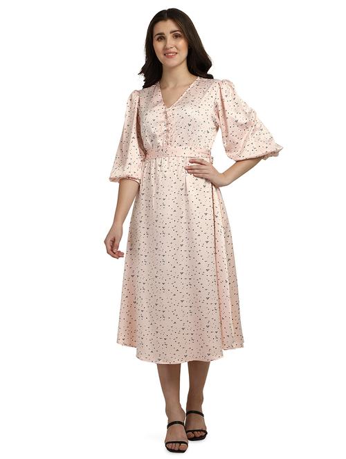 women's printed dress - 18288661 - Standard Image - 0