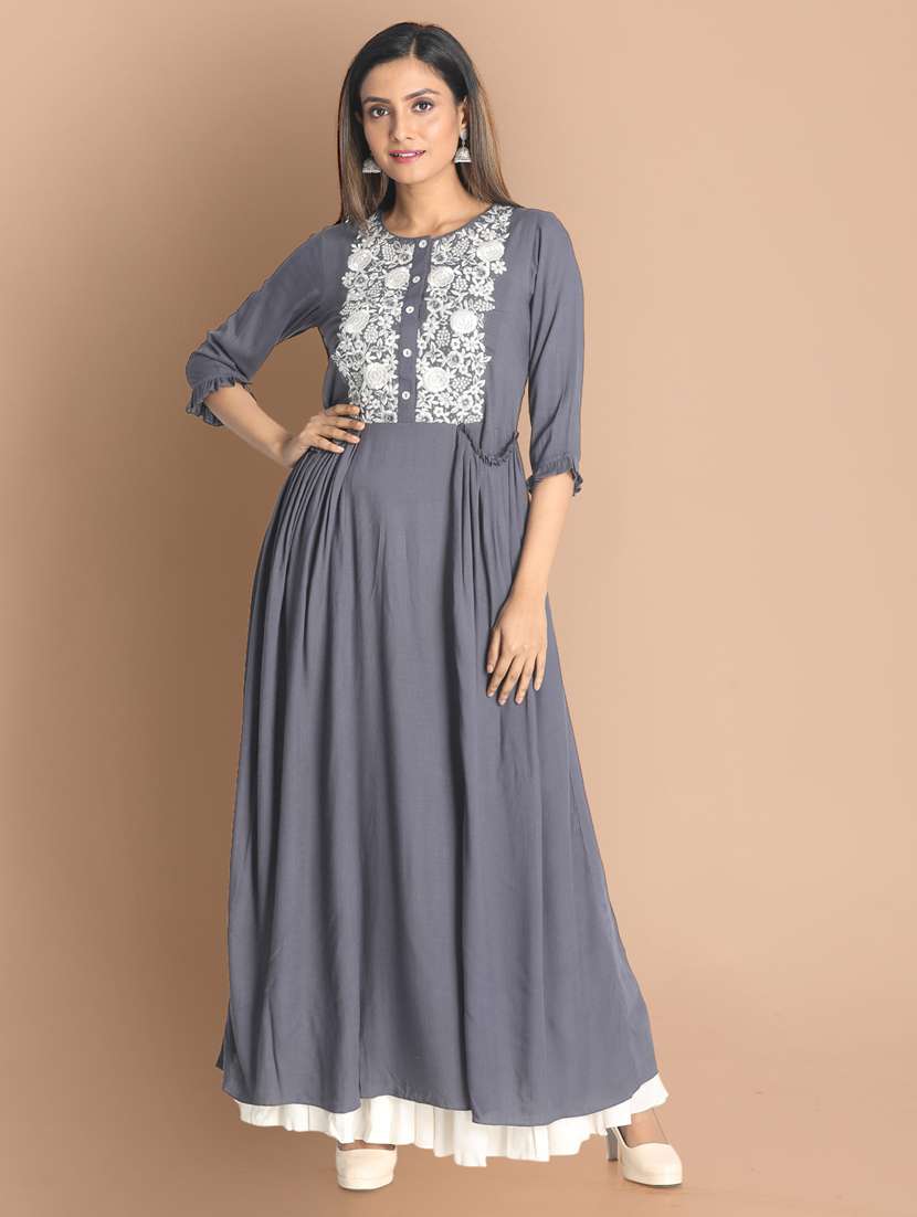 women's flared kurta