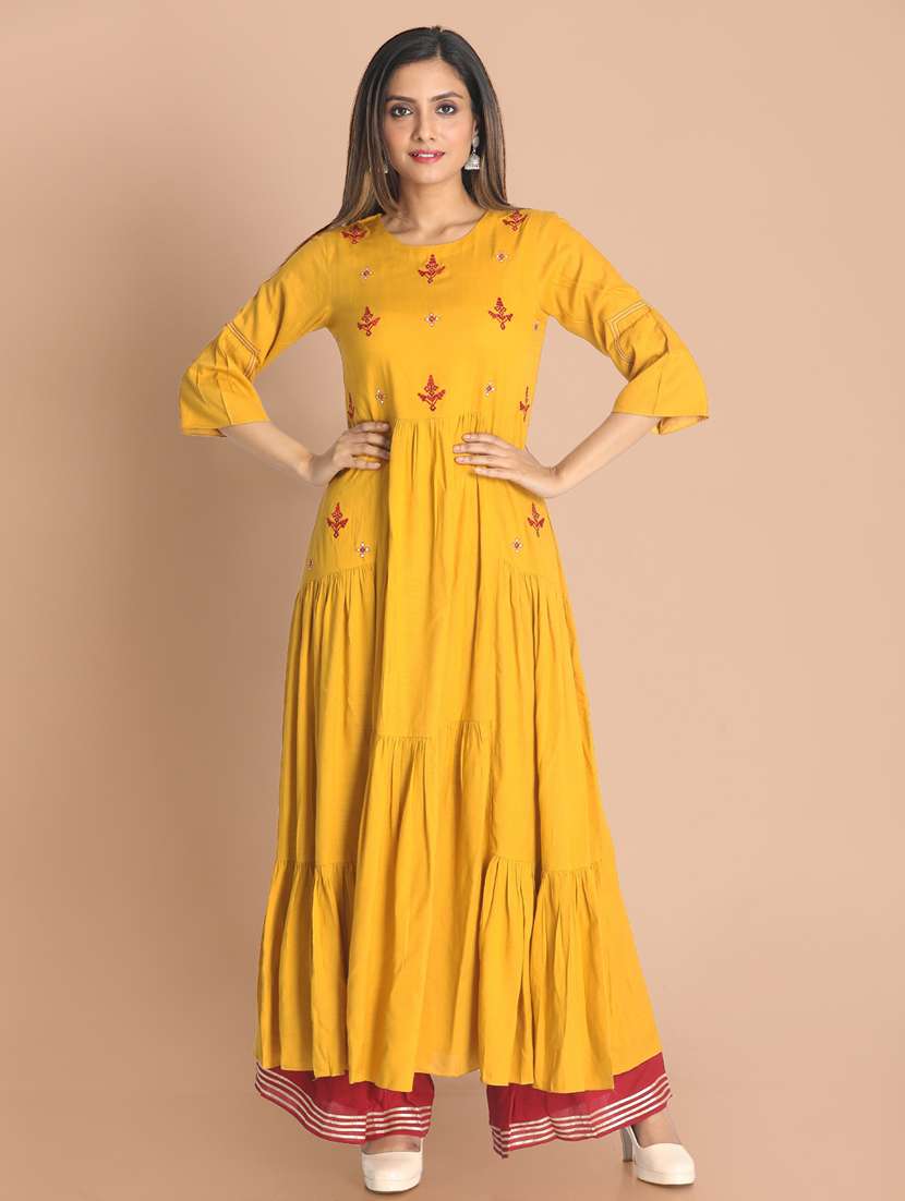 women's tiered kurta