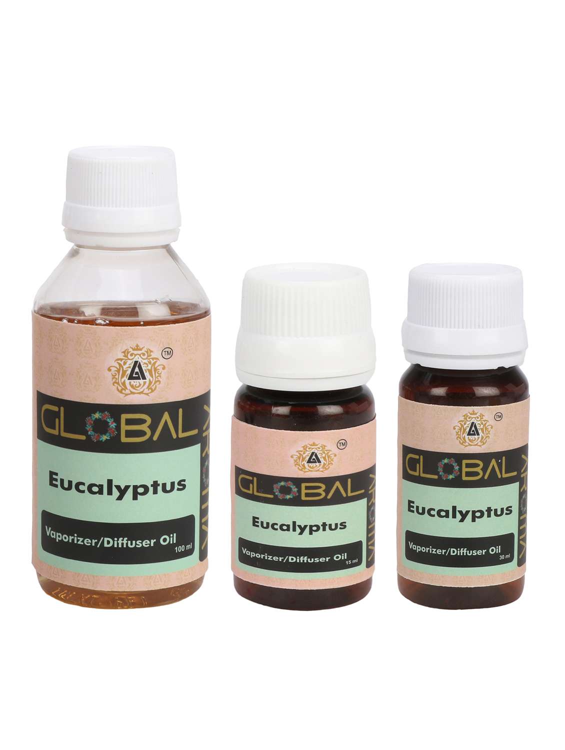 global aroma eucalyptus aroma oil - 15ml  diffuser oil, candle burner & electric diffuser for home fragrance