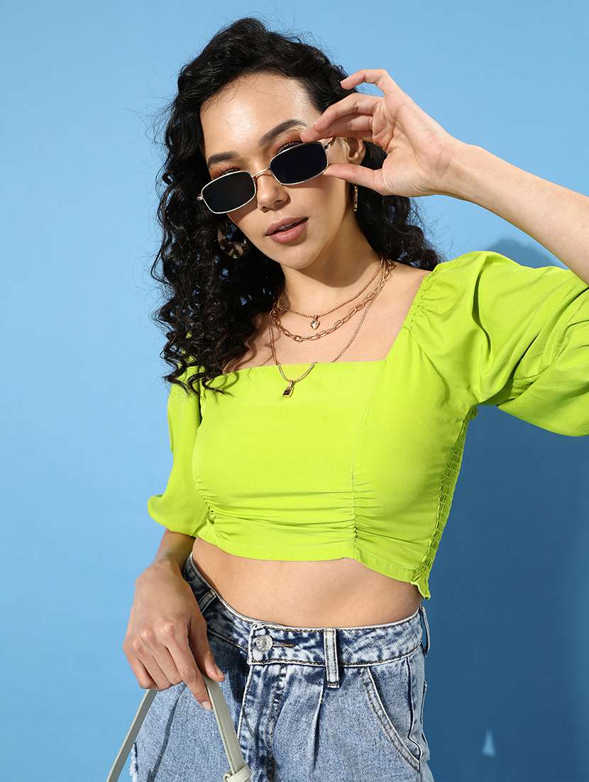 square neck solid top