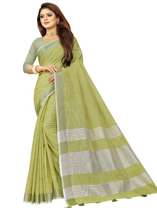 women's bordered royal blue colored saree with blouse - 18290680 - Standard Image - 0
