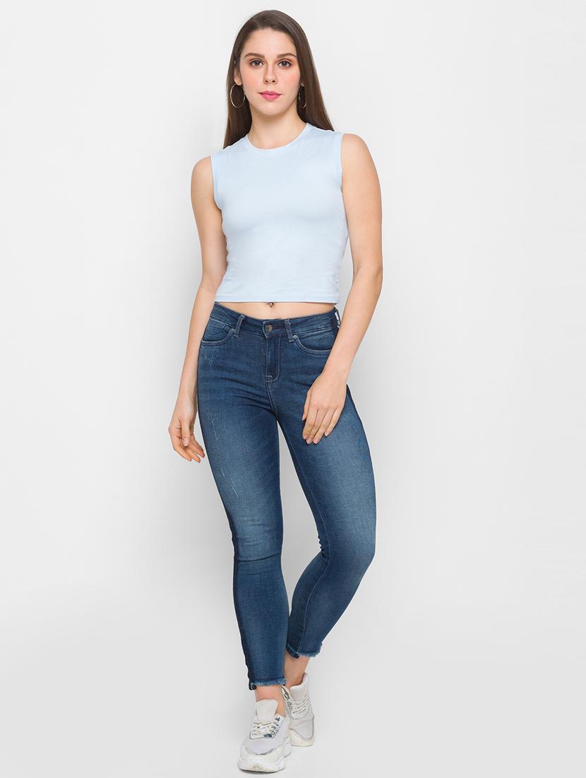 women's plain crew neck t-shirt - 18291560 - Standard Image - 4