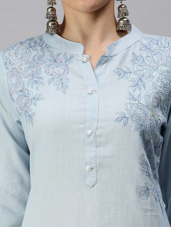 women's straight kurta - 18292898 -  Standard Image - 4