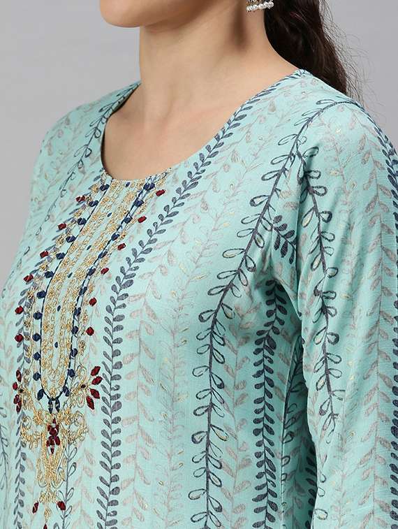 women's straight kurta - 18292900 - Standard Image - 4