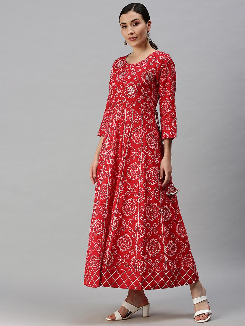 women's anarkali kurta - 18292909 - Standard Image - 1