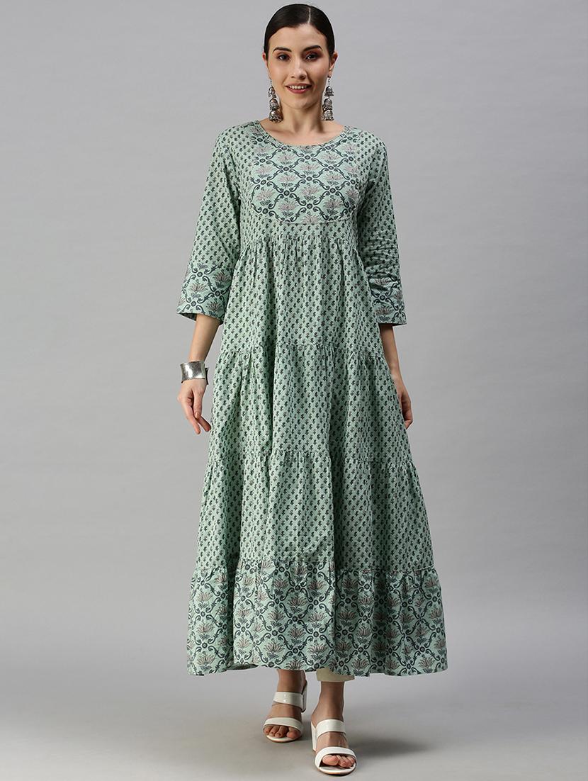 women's tiered kurta - 18292910 - Zoom Image - 0