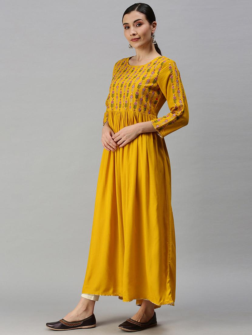 women's anarkali kurta - 18292921 - Standard Image - 1
