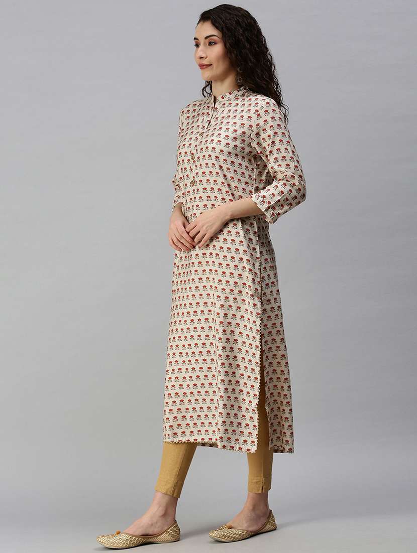 women's straight kurta - 18292926 -  Standard Image - 1