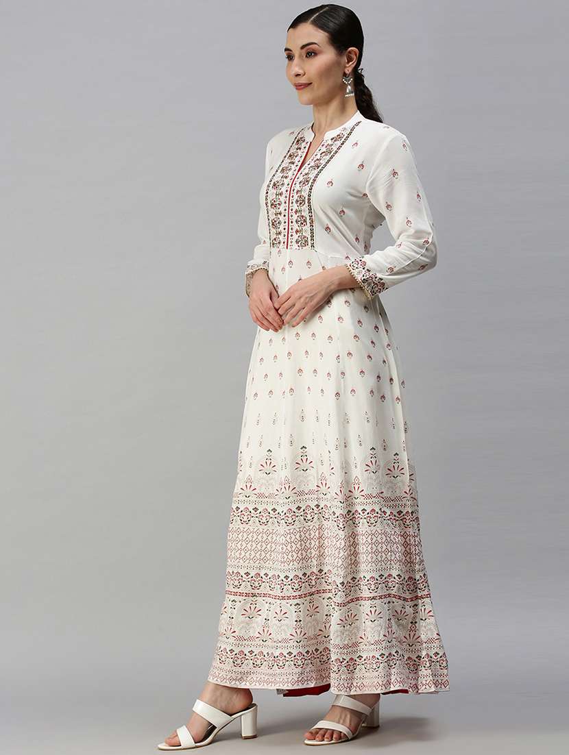 women's flared kurta - 18292938 -  Standard Image - 1