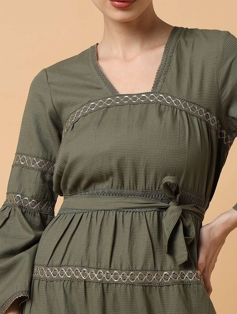 women's tiered kurta - 18292941 - Standard Image - 6