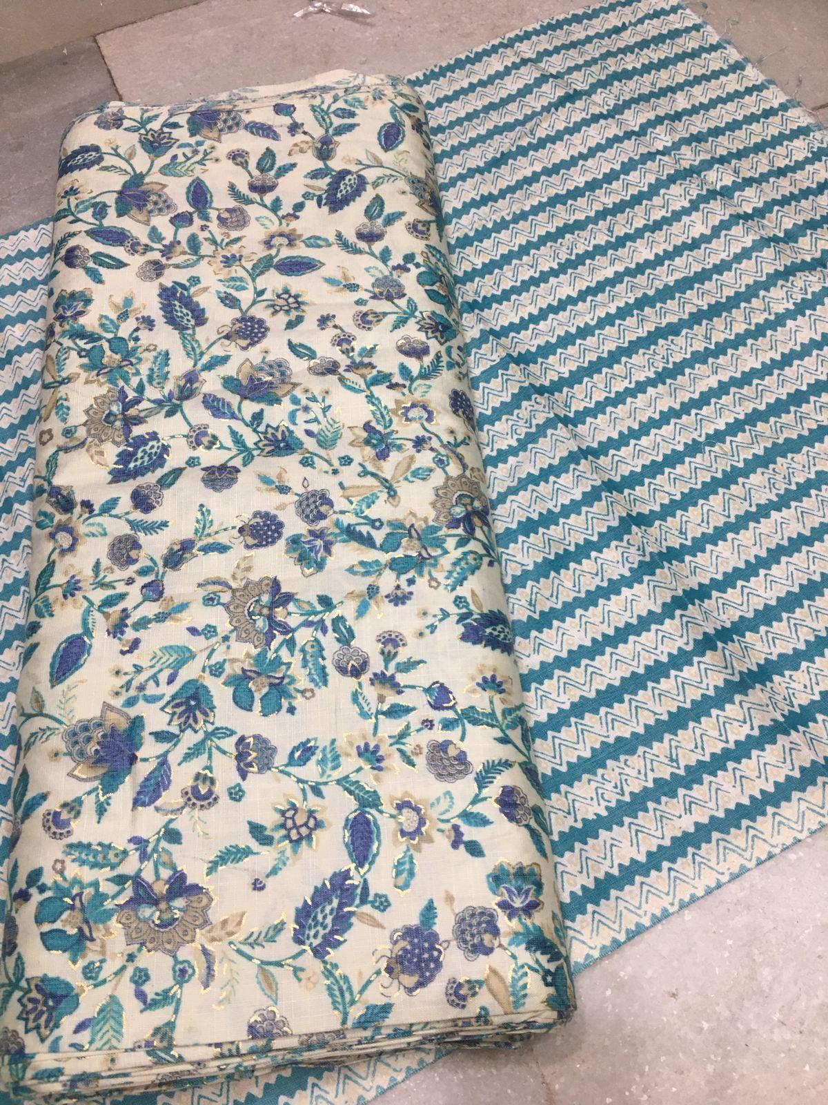 cotton unstitched suit  - 18293575 -  Standard Image - 1