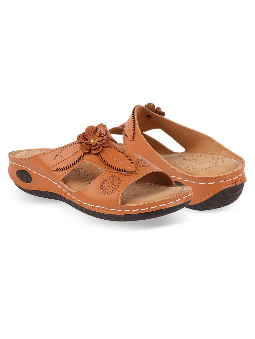 tan synthetic sandals - 18293873 -  Standard Image - 1