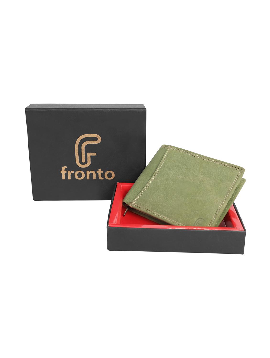 green genuine leather wallet - 18294058 - Standard Image - 4
